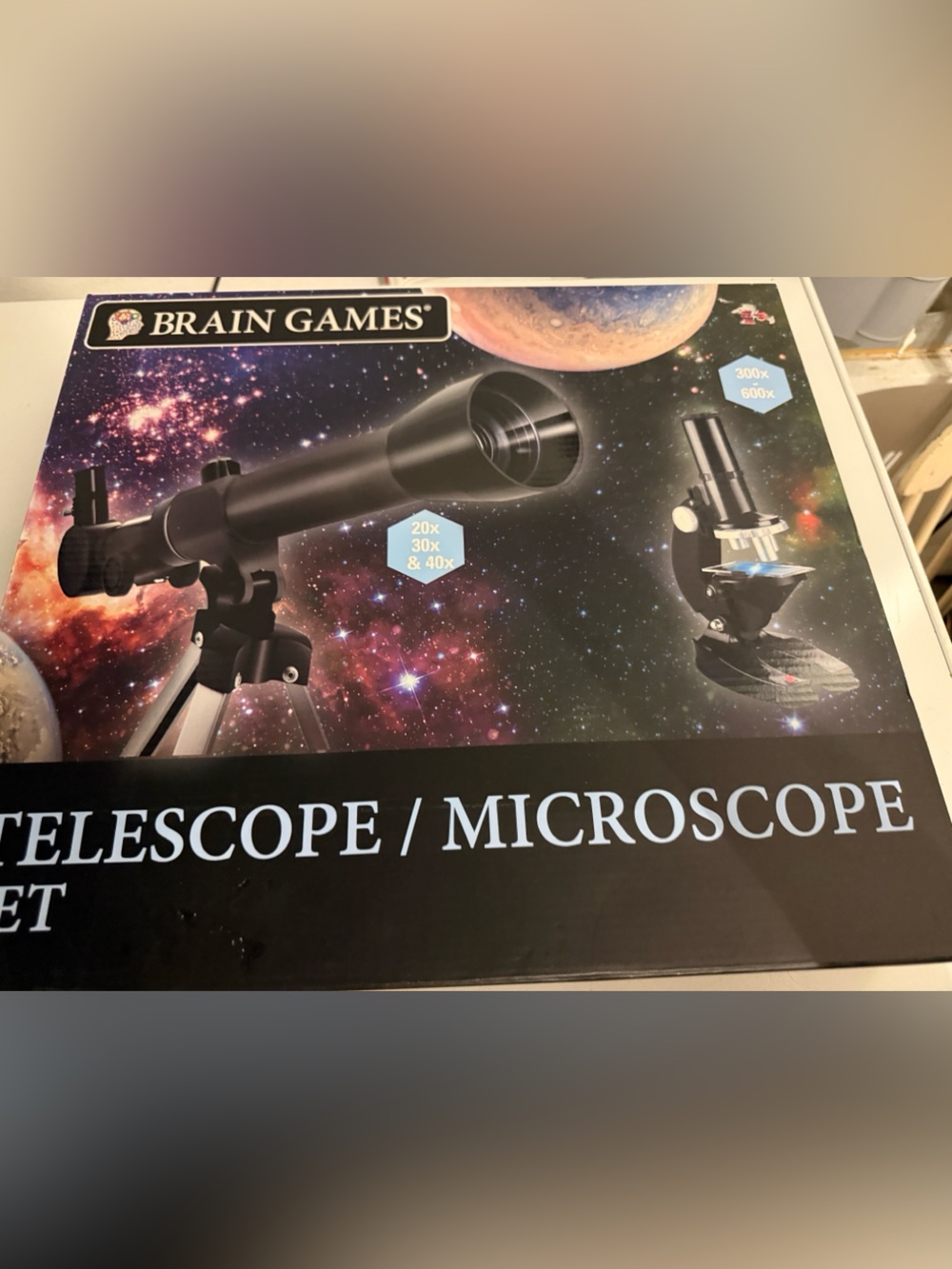 Brain Games Black Telescope and Microscope Combo